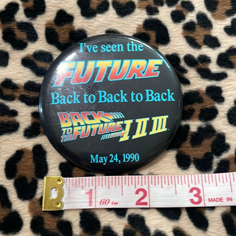 Back To The Future Back To Back To Back Button Pi… - image 5
